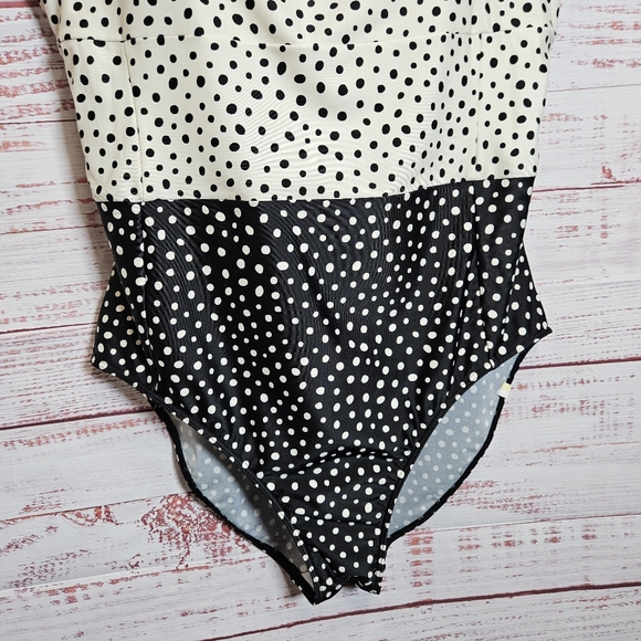 Summersalt polka dot ruffle oasis one-piece swimsuit - Picture 6 of 16